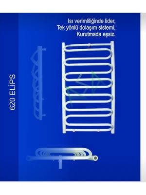 Tekno Trust 500X800 Beyaz Elips Havlupan