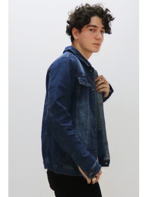 Kaizer Denim Erkek Kot Ceket