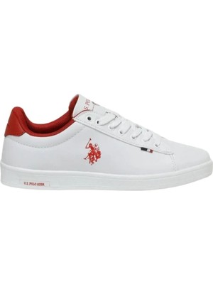U.S. Polo Assn. A101500702 101500702 Franco Gsn 4fx Kadın Spor Ayakkabı Beyaz/kırmızı