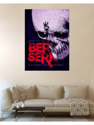 Owl Bag Anime Berserk 9 Kurukafa Nolu Desenli Tasarım Duvar Halısı