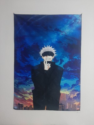 Owl Bag Jujutsu Kaisen - Satoru Gojo Desenli Tasarım Duvar Halısı