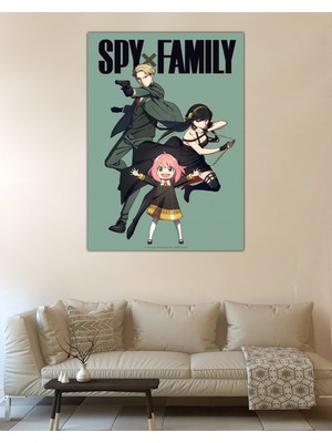Owl Bag Anime Spy  x  Family Desenli Tasarım Duvar Halısı