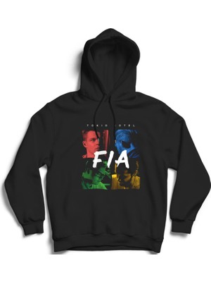 The Fame Tokio Hotel, Feel It All, Dk4, Rock Metal Kapüşonlu Sweatshirt Hoodie