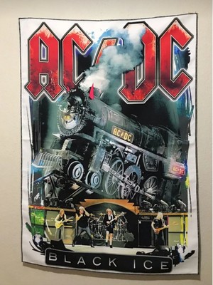 Owl Bag Metalica Acdc Lokomotif Desenli Tasarım Duvar Halısı