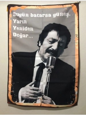 Owl Bag Müslüm Baba Desenli Tasarım Duvar Halısı