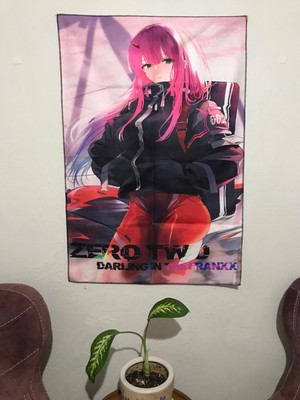 Owl Bag Zero Two 1 Desenli Tasarım Duvar Halısı