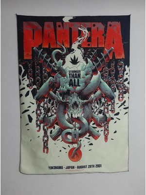 Owl Bag Pantera Grubu Tasarım Duvar Halısı