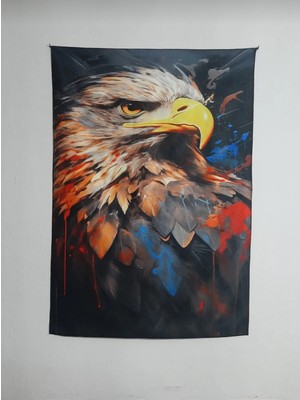 Owl Bag Art Kartal Tasarım Duvar Halısı