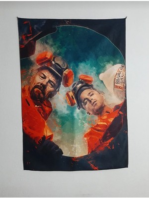 Owl Bag Breaking Bad Desenli Tasarım Duvar Halısı