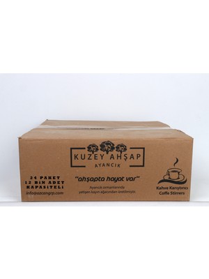 Kuzey Ahşap Ahşap Çay Kahve Karıştırıcı Tahta 24 X500