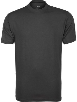 VAV Wear Outdoor T-Shirt Basic Pamuklu Erkek Uzun Kollu Tişört Terletmez Sıfır Yaka BASETI05