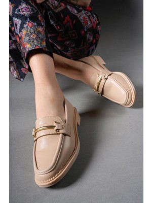 Riccon Esvaqua Kadın Loafer 0012102NUDE