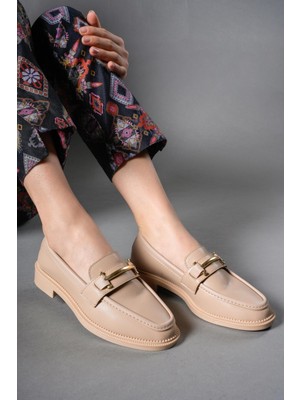 Riccon Esvaqua Kadın Loafer 0012102NUDE