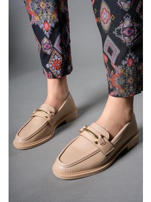 Riccon Esvaqua Kadın Loafer 0012102NUDE