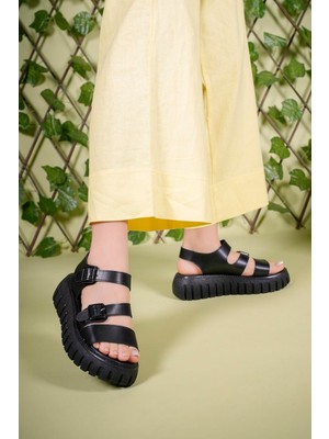 Riccon Kadın Sandalet 0012603SIYAH