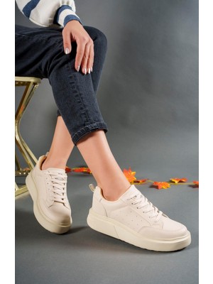 Riccon Kadin Sneaker 0012148EKRU