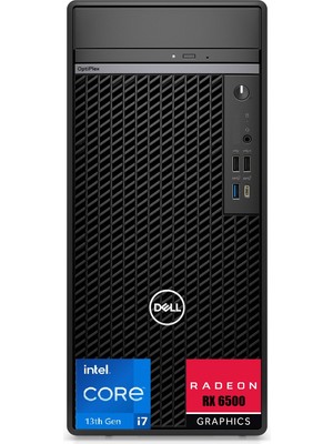 Dell Optiplex 7010MT Tower Plus Intel Core I7 13700 16GB 1 Tb SSD 1 Tb HDD 4gb RX6500 Ekran Kartı Windows 10 Pro