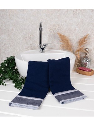 Baveno Home %100 Pamuk Ikili 40X66 cm Nakışlı Desenli El&yüz Havlu/havlu Seti