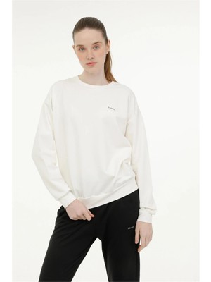 Kinetix Wb C Neck 16SN82 3pr Ekru Kadın Sweatshirt