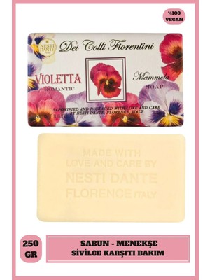Nesti Dante Dei Colli Fiorentini Sweet Violetta Katı Sabun 250 Gr | Akne Karşıtı | Menekşe Özü