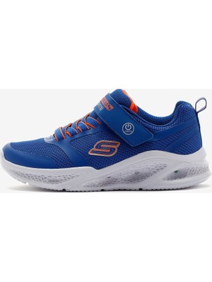 Skechers Skechers Meteor-Lights Büyük Erkek Çocuk Mavi Işıklı Spor Ayakkabı 401675L Blor