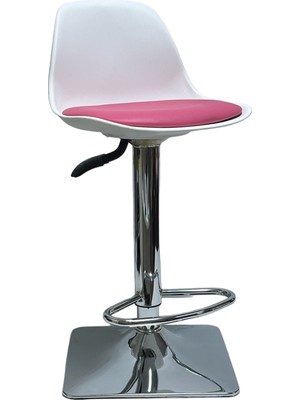 Lenatech Bar Taburesi Beyaz Gövde  Karetablalı