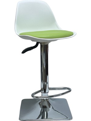 Lenatech Bar Taburesi Beyaz Gövde  Karetablalı