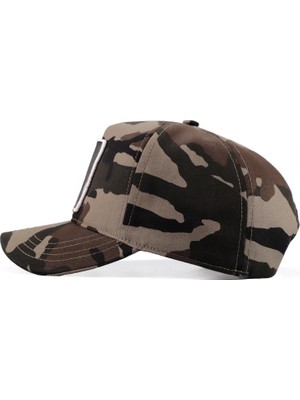 Black Börk V1 Baseball Kartal - 5sb Kod Logolu Unisex Kamuflaj Şapka (Cap)