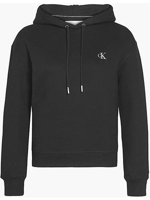 Calvin Klein Kadın Pamuk Karışımı Kapüşonlu Sweatshirt