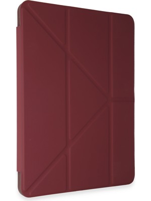 Fogy Samsung Galaxy Tab A9+ / A9 Plus 11 Inç 2023 Uyumlu Kılıf Kalem Bölmeli Trifolding Case Kapak