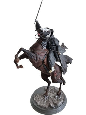 Turansoy Craft Atlı Nazgul Diorama Dark Rider Yüzüklerin Efendisi Lord Of The Rings / Yükseklik 20 cm