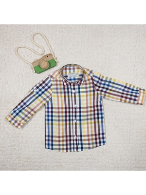 Woorage Erkek Çocuk Çok Renkli Pamuklu Gömlek