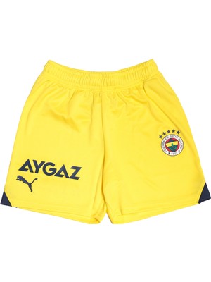 Fenerbahçe P772022 Puma Fenerbah&amp;ccedil;e S.k. 23-24 Jr &amp;ccedil;ocuk Şort ve Kapri Sarı