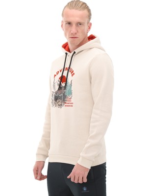 Lumberjack LJ101441577 Lumberjack 3W ml Wıld 17CG575 3pr Erkek Sweatshirt Krem