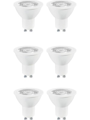 Osram 4,5W (50W) PAR16 GU10 Spot Ampul 6500K Beyaz 6 Adet Starter Çanak Lamba