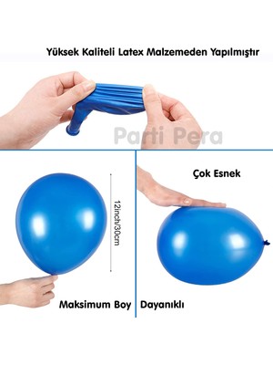 Parti Pera Kraft Iyiki Doğdun Yazı Retro Kalp Folyo Balon Doğum Günü Balon Seti