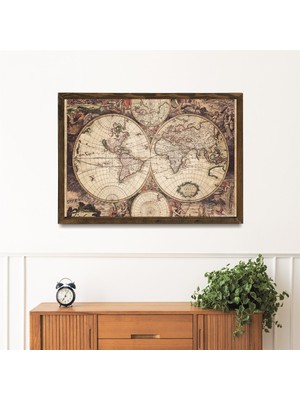 Turer Masif Çerçeveli Atlas Resim Baskılı Özel Tasarım Tablo 04