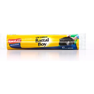 Profesyonel Çöp Poşeti Battal Boy 72 x 95 cm 10 Adet - Siyah