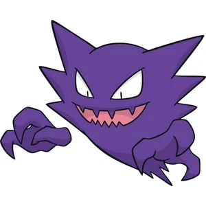 Quart Aksesuar 10 x 8 cm Haunter Pokemon Sticker Motor Araba Kask Laptop Sticker