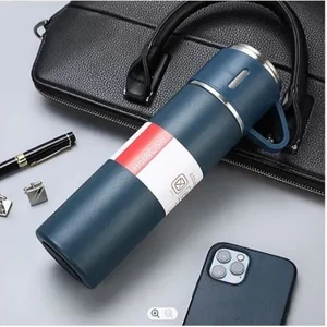 Vacuum Flask Set Üç Bardaklı Termos Seti
