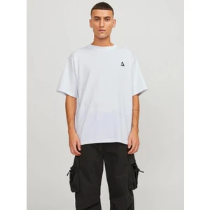 Jack & Jones Jcotriangle Erkek Beyaz T-Shirt 12253435-White