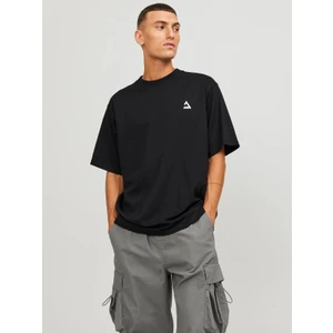 Jack & Jones Jcotriangle Erkek Siyah T-Shirt 12253435-Black