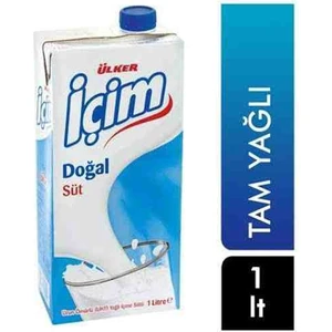 Tam Yağlı Süt 1 lt x 12