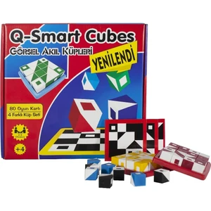 Q-Boxx Cubes Qbitz Görsel Akıl ve Zeka Küpleri (Yenilendi) Q-Bitz Q-Smart Q Smart Küp Oyunu