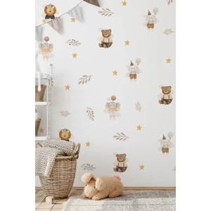 Sticker Ekspres Çocuk Odası Duvar Sticker Seti – Renkli Hayvan Figürleri, Dayanıklı Folyo, 115 Parça (12-15 cm)