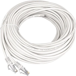 25 Metre Cat5 Ethernet Kablo Gri Network Internet Kablosu Soketli Hazır Kablo
