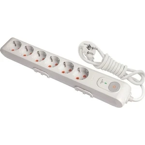 90117632 Şok Korumalı Priz Altılı Anahtarlı Topraklı Çocuk Korumalı 1,5mt Kablolu