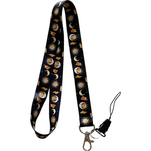 Güneş Ay Galaksi Boyun Ipi Telefon Askısı Lanyard