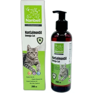 Nansalmonoil Omega 3-6-9 – Kediler İçin Balık Yağı Takviyesi 200ML