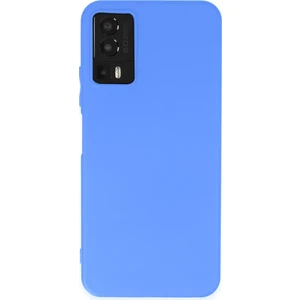 General Mobile Gm 23 Kılıf Antibakteriyel Esnek Soft Parmak İzi Yapmaz Silikon - Mavi
